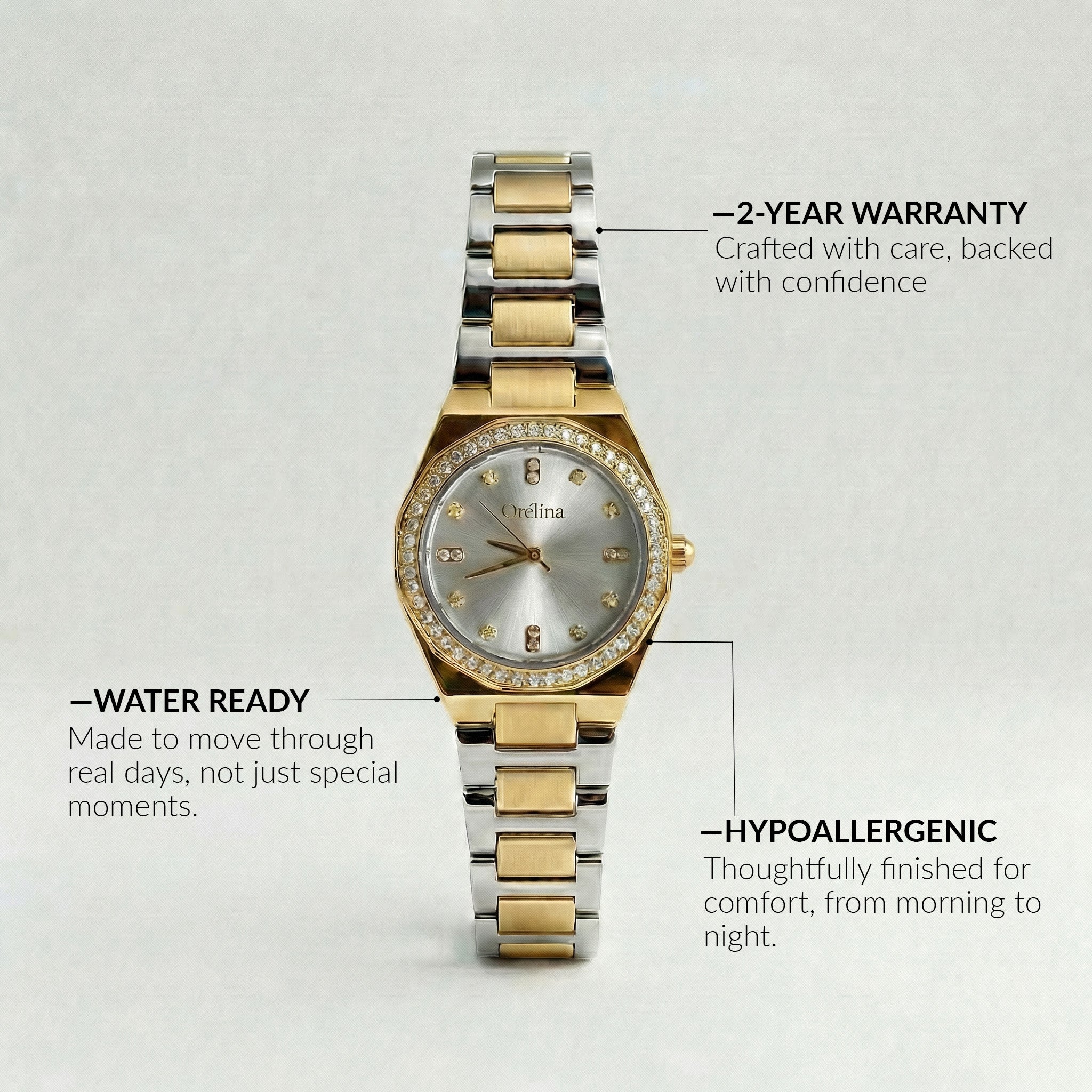 The Muse Watch - Champagne